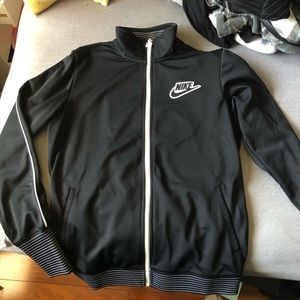 Black nike track jacket